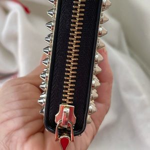 Louboutin spike wallet